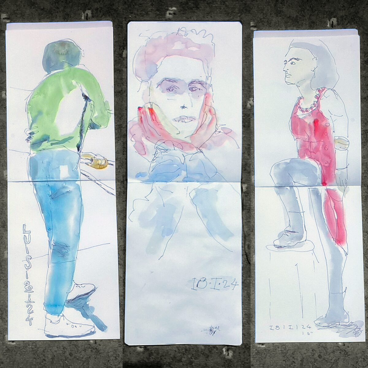 Personen zeichnen, 18.01.24
