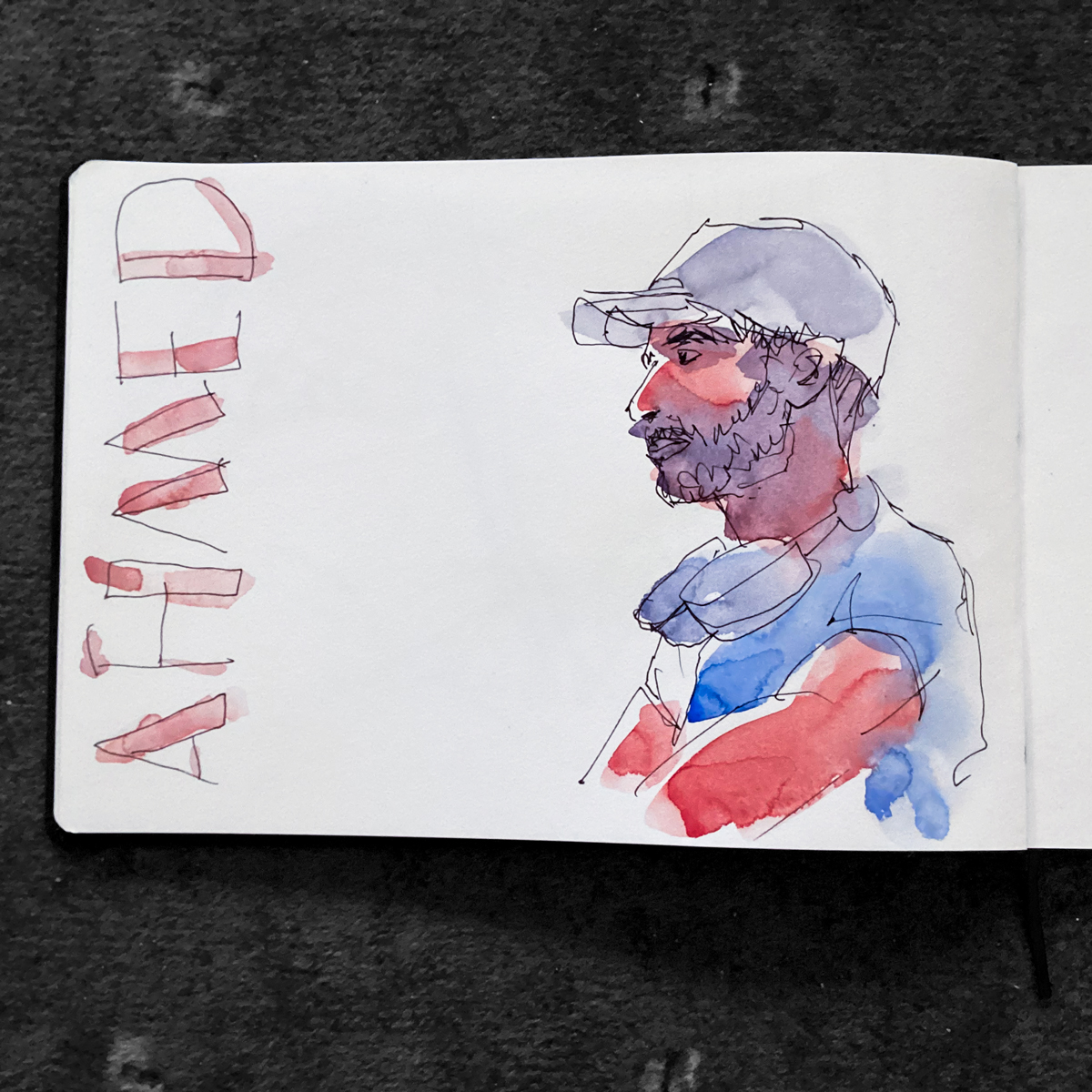 Urban Sketching Köln mit Menschenmalen, Walrafplatz