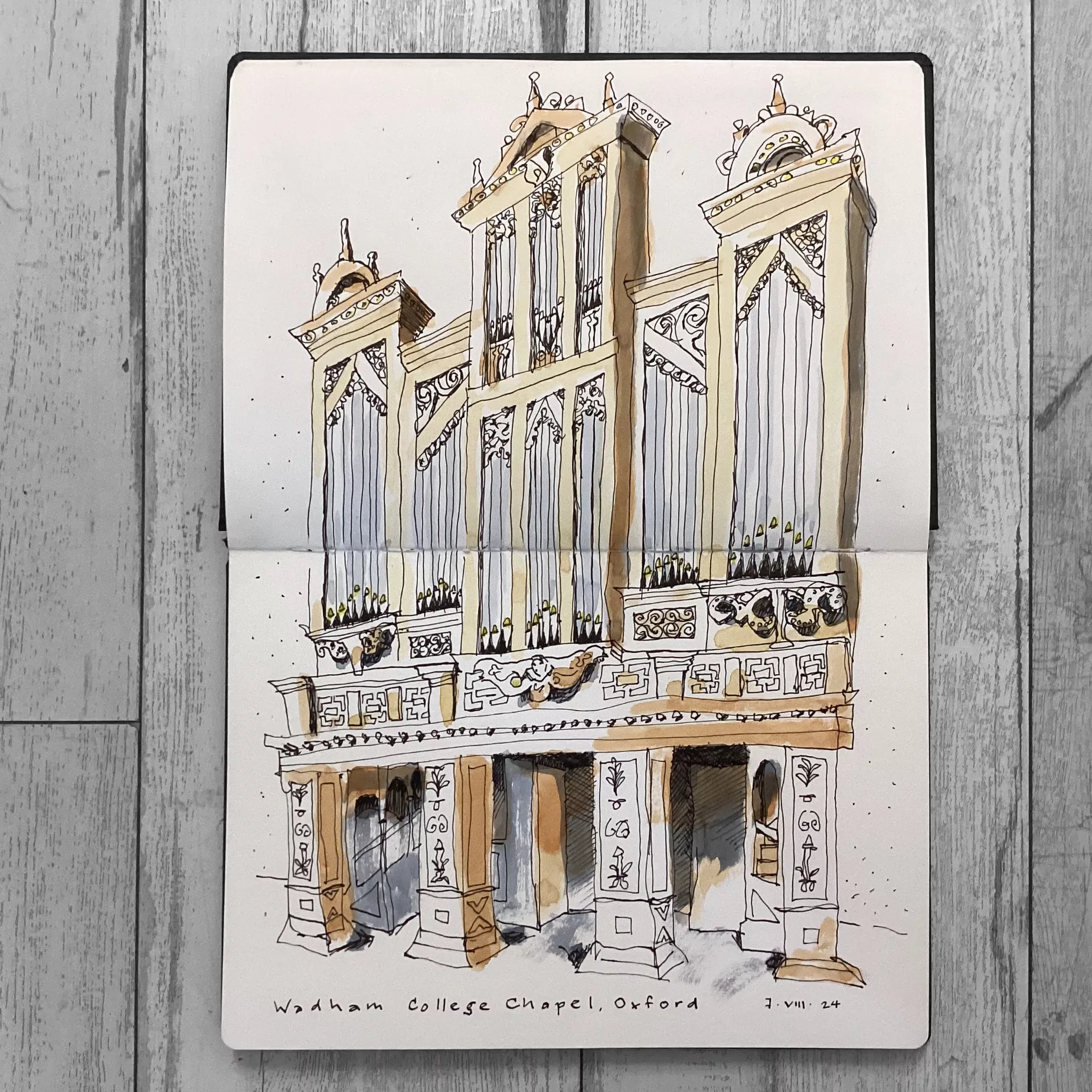 Orgel der Wadham College Chapel, Oxford