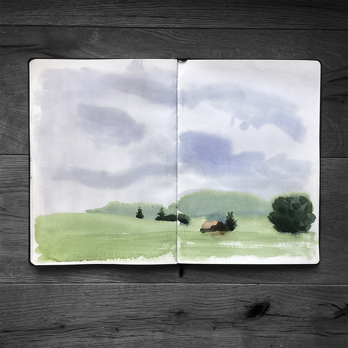 Landschaft im Allgäu