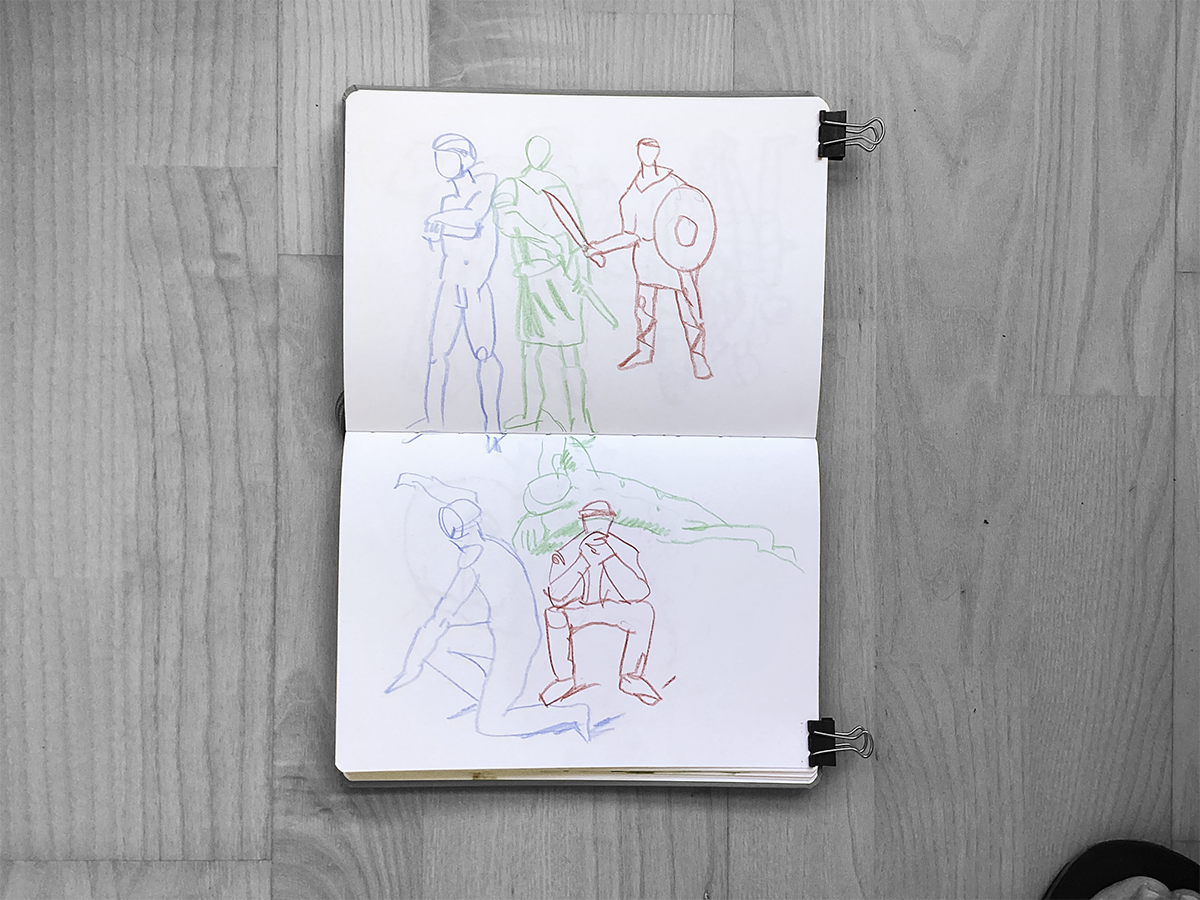 Gesture drawing