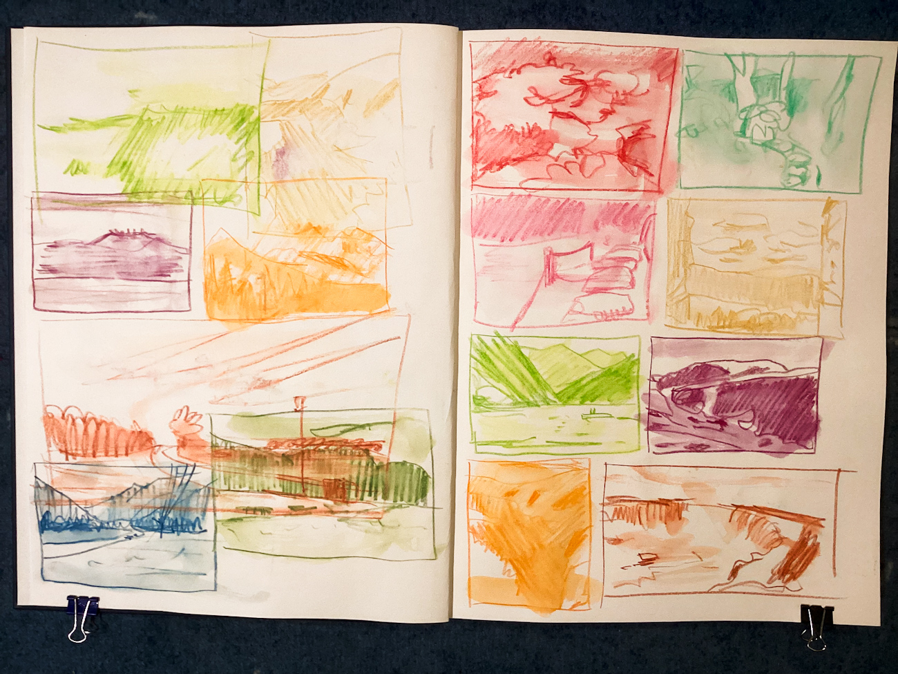 Quick Sketches: Landschaften , 08.11.25