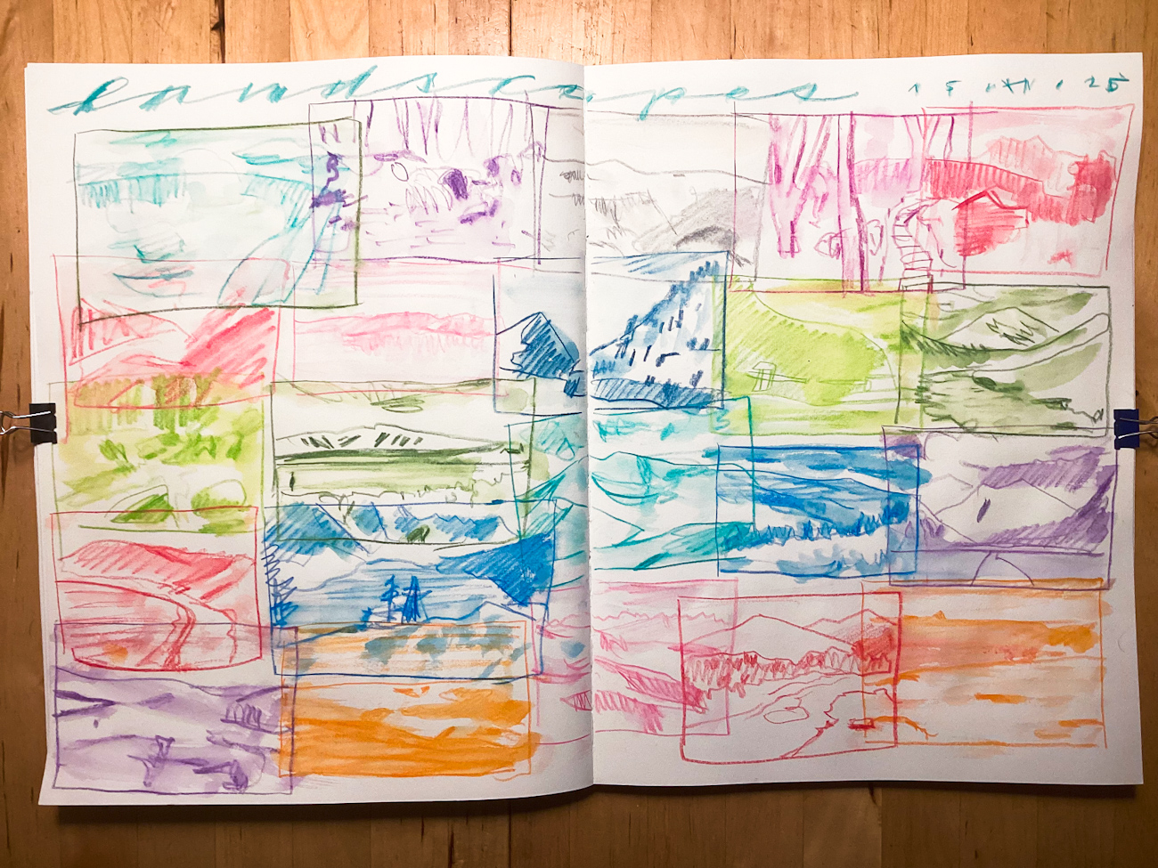 Quick Sketches: Landschaften, 15.11.25